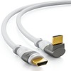 deleyCON 1 m HDMI 90° Angle Cable - Compatible with
