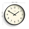 Jones Clocks® Studio Round Wall Clock - Round Clock -