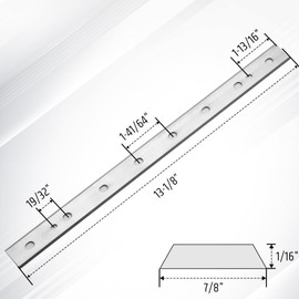 WOODSTARTER 13 Inch Planer Blades for Dewalt DW735, DW735X Planer, HSS Dual Cutting Edges Replacement for DW7352 Planer Knives -6pcs