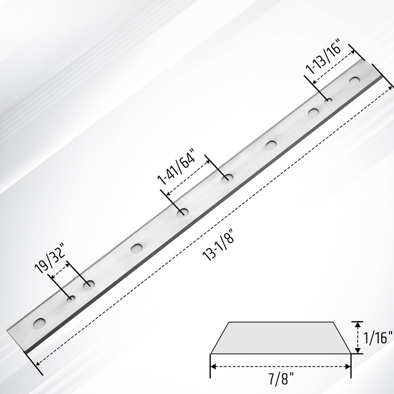 WOODSTARTER 13 Inch Planer Blades for Dewalt DW735, DW735X Planer,