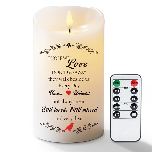 Homemory Memorial Candle Bereavement Sympathy Gifts for Loss of Loved