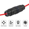 3Pcs Waterproof Cable Connector 3Pin Wire Connector 3 Way Inline