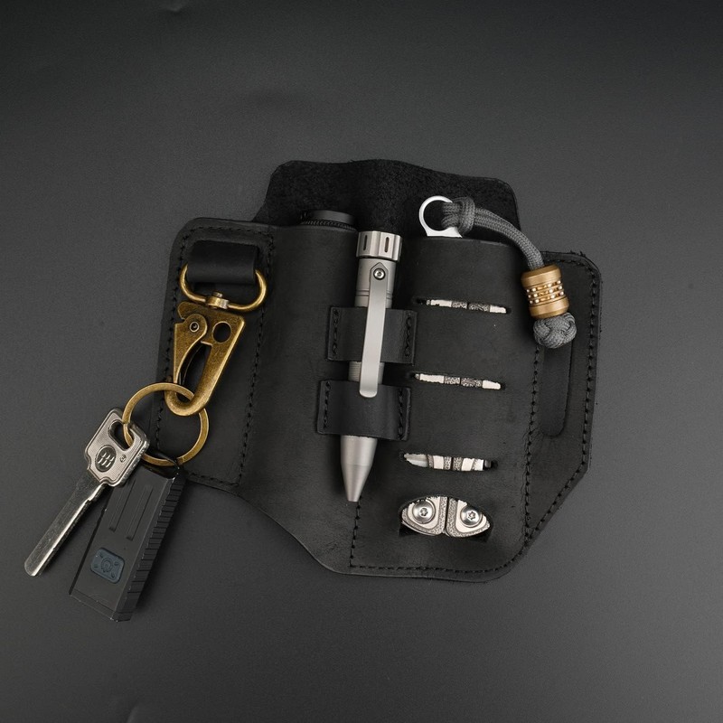 VIPERADE PJ13 Plus Leather EDC Leather Sheath Bag Organiser Leather