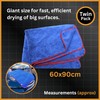 Tek Automotive Giant Microfibre Car Drying Towel Twin Pack, 440GSM,