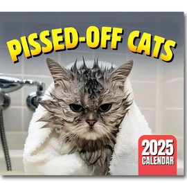2025 Peed-Off Cats Calendar - Funny Cat Themed Gifts For Cat Lovers