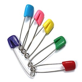 30 Pack Baby Child Infant Kids Cloth Diaper Nappy Pins Safety Safe Hold Clip Locking Cloth Size L