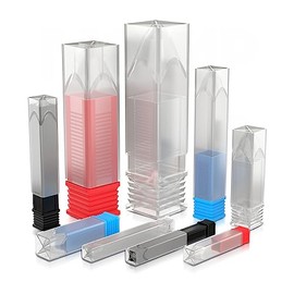 5/16" x 2-3/16" (8mm x 55mm) Grip Pak Centered (Kit) - Clear Cap w/Transparent PP Plug [Kit: GRCM060034P00(QTY=1), GRCF060038C00(QTY=1)] (qty20)