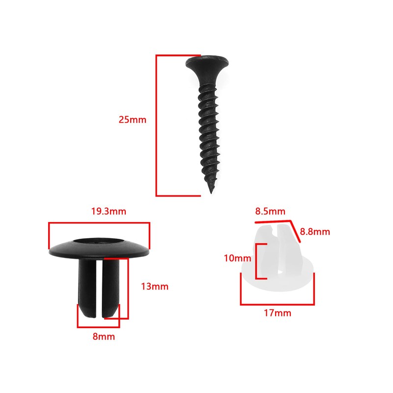 The Lord of the Tools 20 Sets Trim Panel Fixing