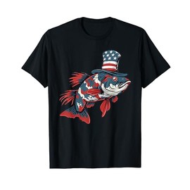 Kuhli Loach With USA Hat T-Shirt