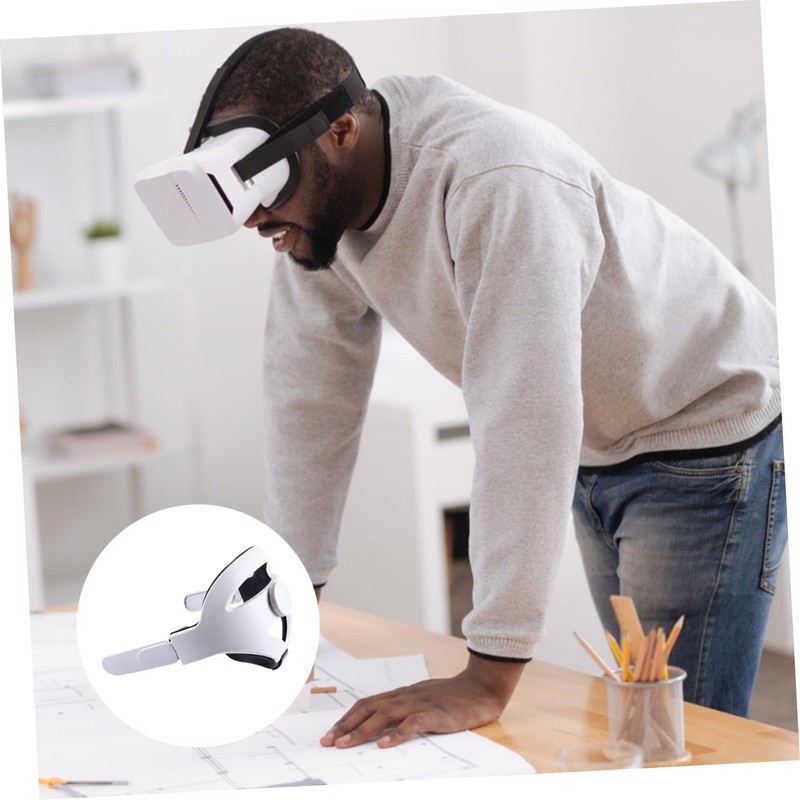 Mobestech Accessories Head Strap Vr Headset Headband Comfortable Head Cushion