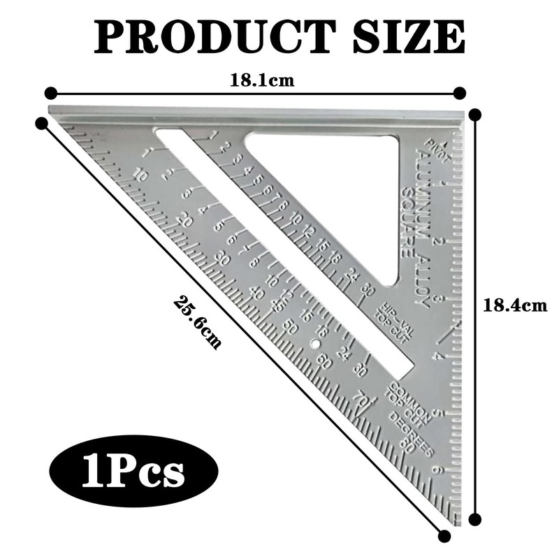 Set Square Carpentry, Window Angle Measurement Tool Roofing Set Square