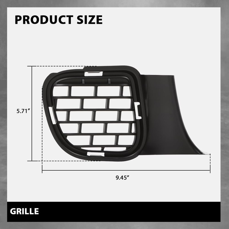 G-PLUS Fog Light Covers Pair Compatible with Dodge Challenger Hellcat