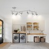 SEEBLEN 6-Light Nicke Track Lighting Fixtures Ceiling, Modern LED Track