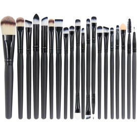 EmaxDesign 20 Pieces Makeup Brush Set Professional Face Eye Shadow Eyeliner Foundation Blush Lip Makeup Brushes Powder Liquid Cream Cosmetics...      