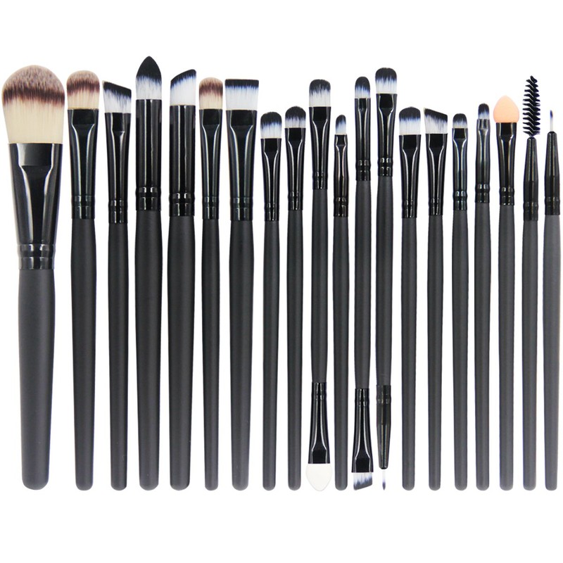 EmaxDesign 20 Pieces Makeup Brush Set Professional Face Eye Shadow