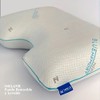 Almohada Cervical Cooling Gel Memory Foam Ortopédica con Curvatura Almohada