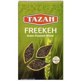 Tazah Freekeh Roasted Durum Wheat 35.2 Ounce Green Wheat 2.2 lbs