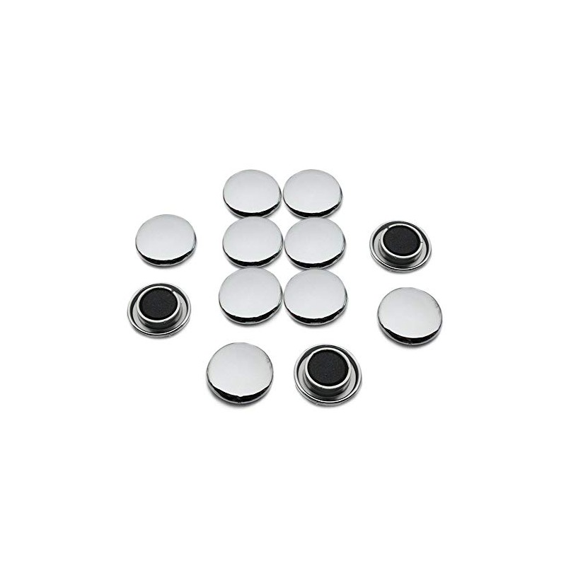 Medium Silver Planning Office Magnets for Fridge, Whiteboard, Noticeboard, Filing
