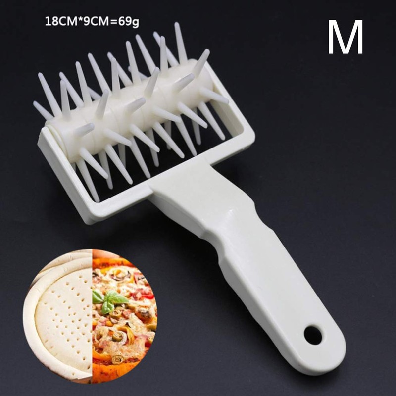 Calayu Rolling Pin Pizza Bread Needle Stitch Roll Pastry Roller