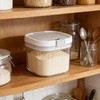 FMOACEN 27 oz Protein Powder Container with Measuring Spoon Airtight