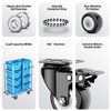 2 Inch Caster Wheels Set of 4, Heavy Duty Casters