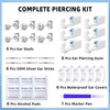TKKUY 31 Pcs Ear Piercing Kit Ear Disposable Piercing Gun