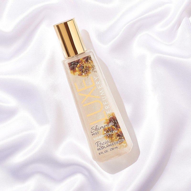 Luxe Perfumery Shimmer Body Mist, Sugared Orchid, 8.0 fl oz