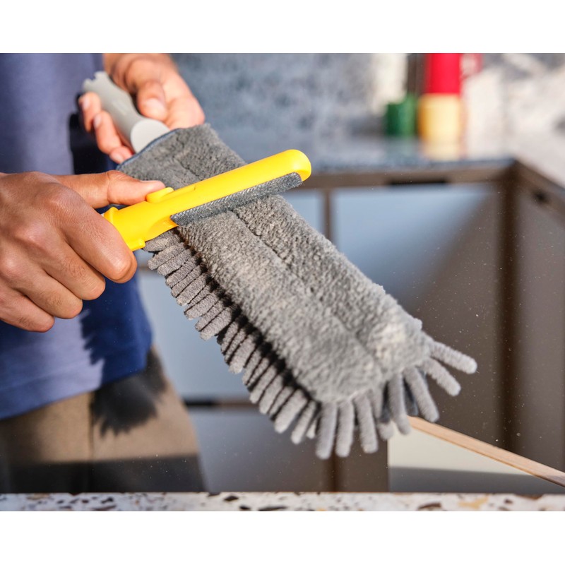Joseph Joseph CleanTech 3-in-1 Microfiber Machine Washable Dual Sided Duster