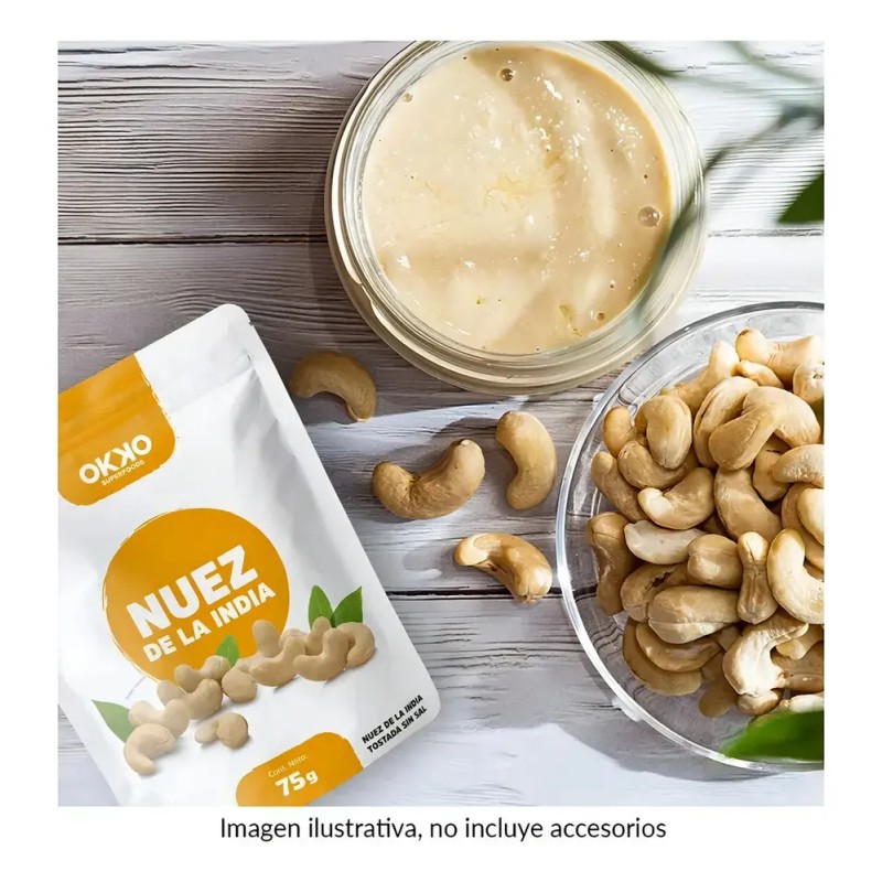 Nuez India Tostada Sin Sal Snack Keto 75 Gr