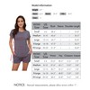 WiWi Pajamas for Women Short Sleeve Top and Shorts Sets