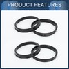 INFINAUTO Hub Centering Rings 66.5mm ID 73.1mm OD Car Wheel