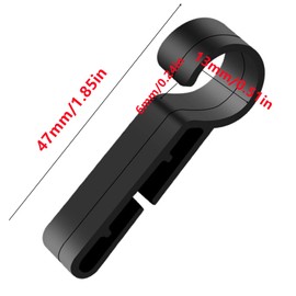 CQADSC 16 Pieces Headlamps Clips Non-slip Helmet Clip Hard Hat Light Clips Headlamp Hook Helmet Clip for Running Camping Fishing Cycling Hiking Construction, Black