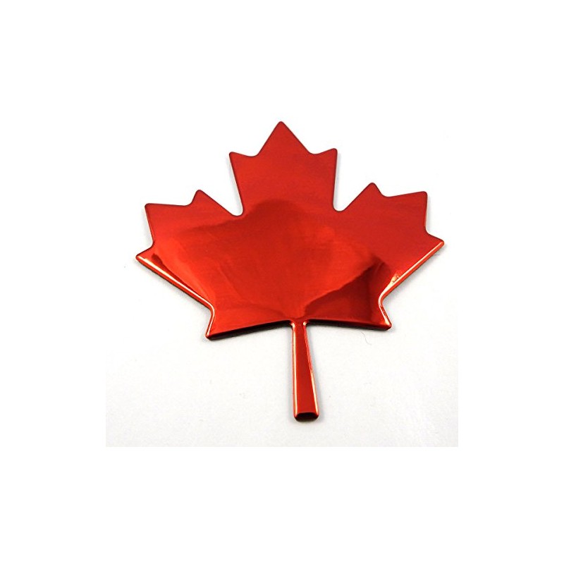 Maple Leaf Canada RED Finish Decal Emblem 3D Sticker car
