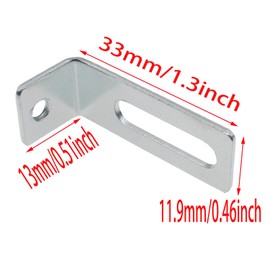 FDXGYH 10set White Board Mounting Hardware L-Shaped Whiteboard Hanging Brackets White Board Installation Hardware Kit with Screws and Expansion Tube