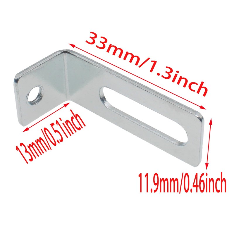 FDXGYH 10set White Board Mounting Hardware L-Shaped Whiteboard Hanging Brackets