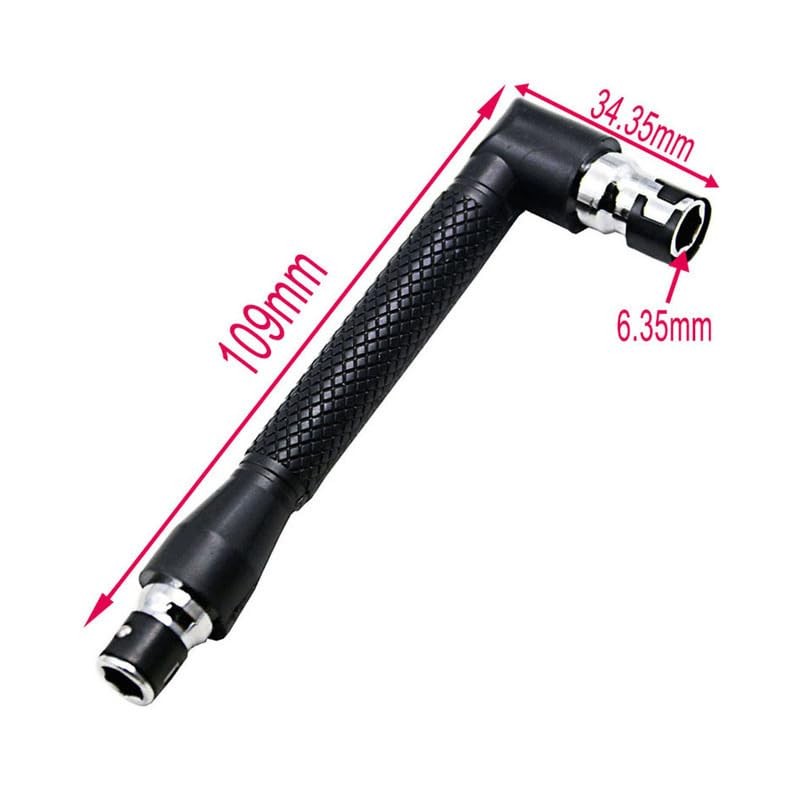 Right Angle Hex Socket Wrench, Double Head 90 Degree L