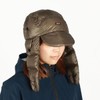 [Nanga] MOUNTAIN LODGE DOWN EAR FLAP CAP CAP NA2441-3B001-A, Black
