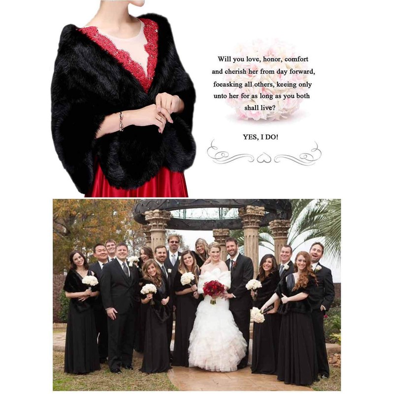 Jovono Women's Wrap Brown One Size -