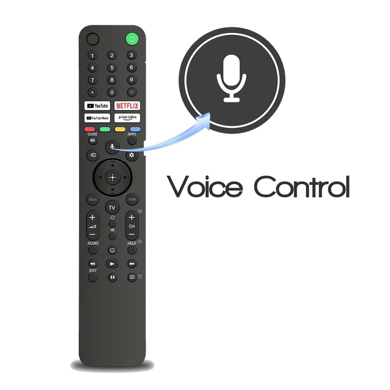 Replacement for Voice Sony TV Remote Control, Compatible for Voice