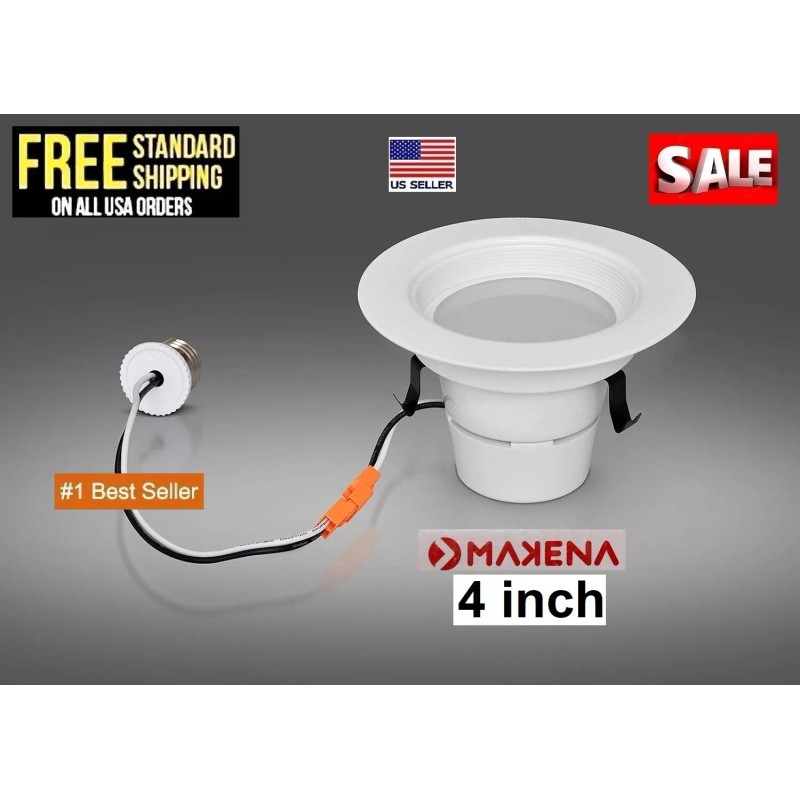 MAKENA Retrofit Kit LED 65w Dimmable 4'' inch Recessed Ceiling