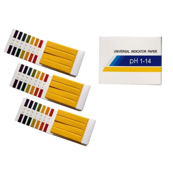Fontee Pack of 240 pH Indicator Test Strips, 1-14, Litmus