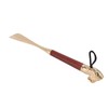 Lion Head Alloy Shoehorn Ergonomic Curves Metal Long Shoehorn with