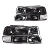 KAX Headlight Assembly for 1999-2002 Silverado 1500/2500/3500/1500 HD/2500 HD, 2000-2006