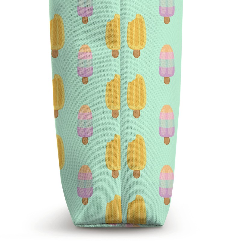 Summer Colorful Water Ice Pattern Tote Bag
