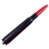 VMS Black W/Red Tip 50 Caliber Bullet Antenna For Jeep