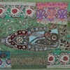 Ethnic Cotton Decorative Table Runner Indian Dinner Patchwork Beads Embroidered