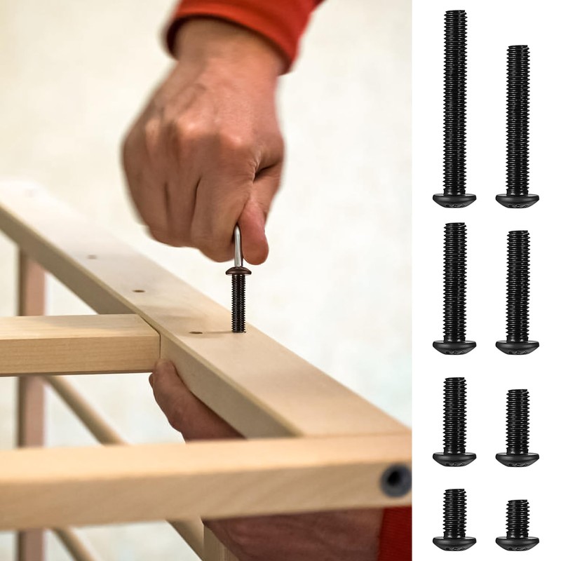 630 Piece M4 Screws Set, Allen Screws Nuts Set, Pan