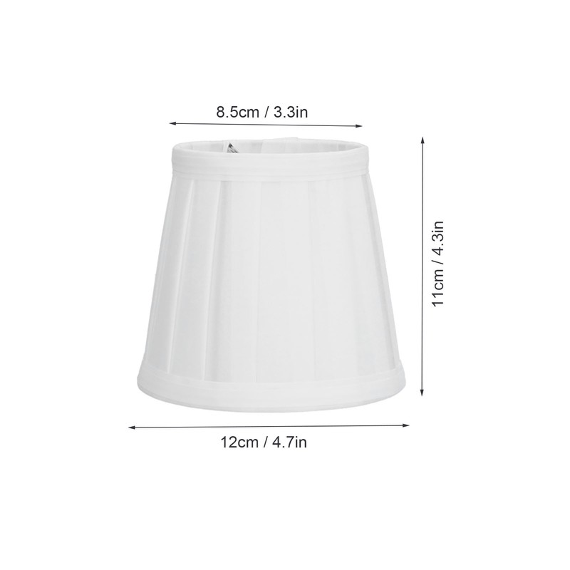 3PCS Cloth Lampshade E14 Clip On Fabric Lamp Cover for