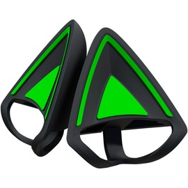 Razer Kitty Ears V2 Cat Accessory that Attaches to Various Headsets to Make Your Headset Cute, Black, Compatible with Most Headsets 1.0 - 1.6 inches (25 - 40 mm), Clip On Easy, Versatile, Adjustable