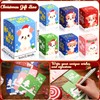 24 Sets Christmas Mini Plush Gift with Box Christmas Stuffed